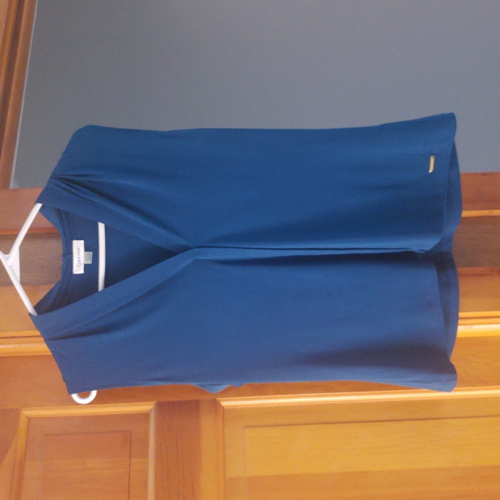 Blue Calvin Klein sleeveless top, size Medium